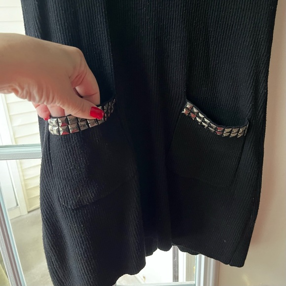 Women’s INC International Concepts - Black Sweater Dress - Picture 3 of 6